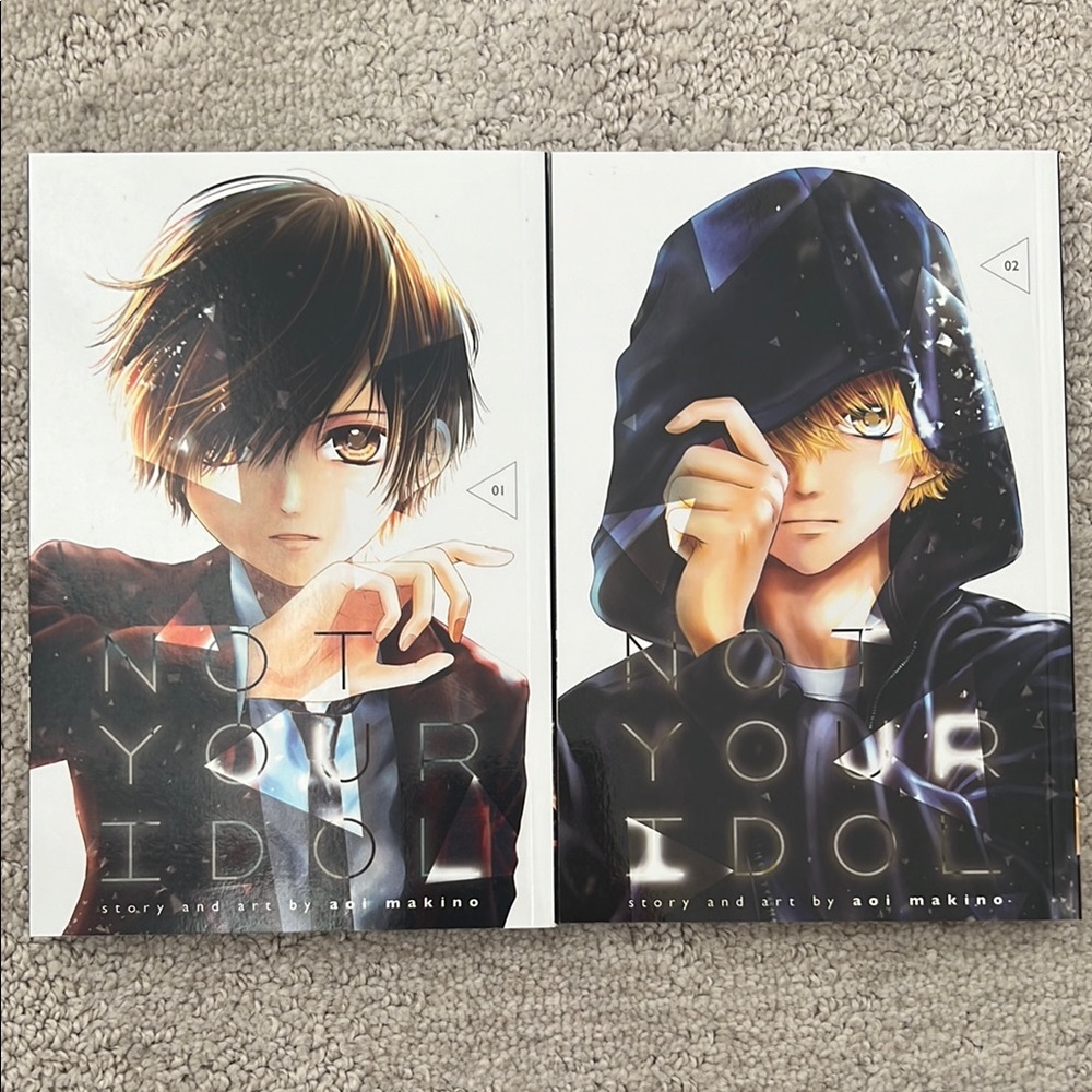 Not Your Idol Manga Volumes 1 and 2